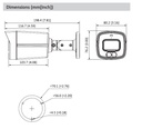 Camera DAHUA Tube HD 2MP 3,6mm 40m Full Color