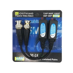 [BALUN-5M] Balun vidéo BNC HD 5MP 3MP 960H 1080P 720P